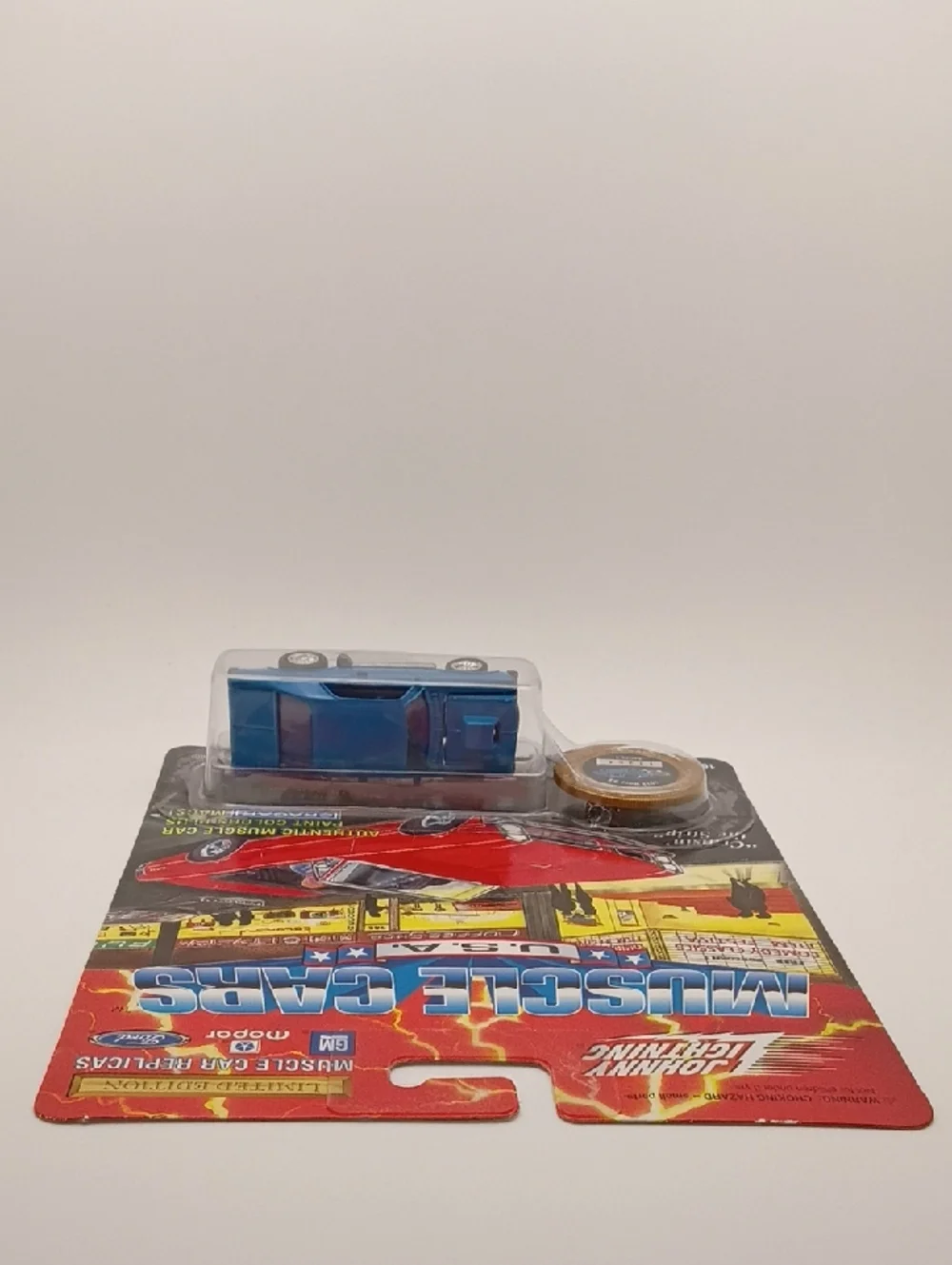 1995 Johnny Lightning MUSCLE CARS USA Series 4 1972 Nova SS #210  Blue!